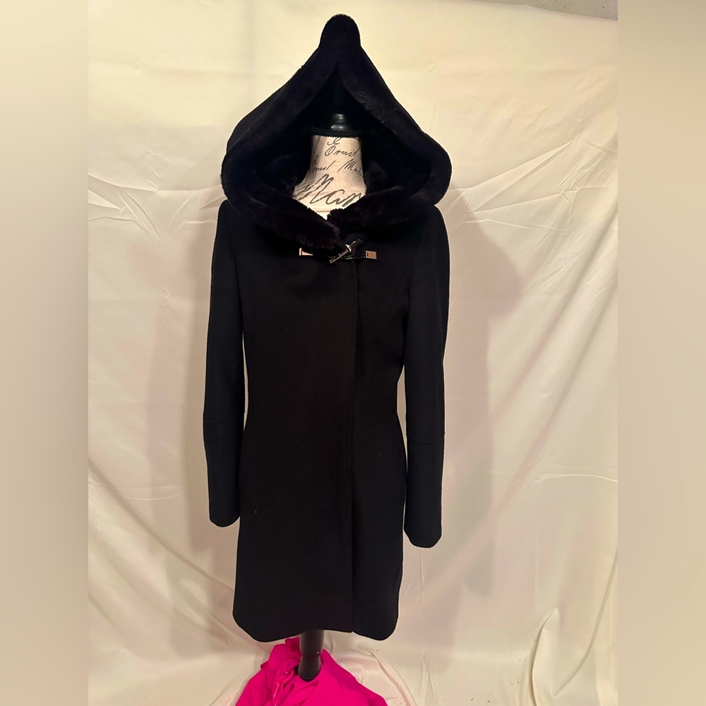 Calvin Klein black coat size S
